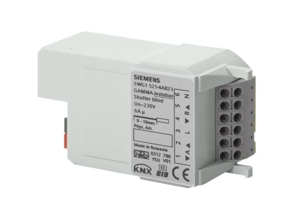 Siemens 5WG1521-4AB23, Kaihtimen/ikkunaluukun käyttölaite