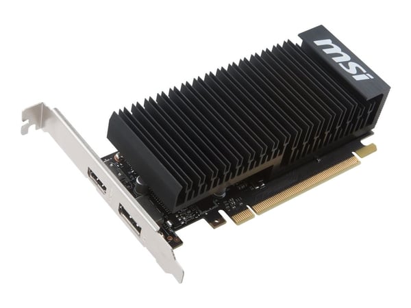 MSI GT 1030 2GHD4 LP OC - Grafikkort - GF GT 1030 - 2 GB DDR4 - PCIe 3.0 x4 lavprofil - HDMI, DisplayPort