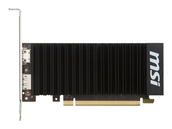 MSI GT 1030 2GHD4 LP OC - Grafikkort - GF GT 1030 - 2 GB DDR4 - PCIe 3.0 x4 lavprofil - HDMI, DisplayPort