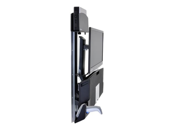 Ergotron StyleView Sit-Stand Combo Extender - Monteringskomponent (forlengerarm, veggskinnemontering, armdeksel, tilbehørsfastvare) - for LCD-skjer...