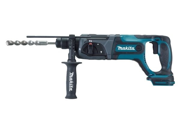 Makita DHR241 - Roterende hammer - trådløs - 3-modus - SDS-plus - 2 joule - uten batteri - 18 V - SOLO
