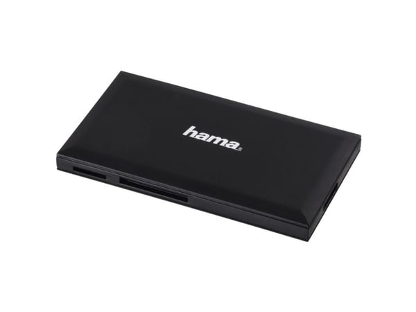 Hama Multi-Card Reader - Kortleser (CF I, MS, SD, MS Duo, MS PRO Duo, microSD, SDHC, microSDHC, MS PRO-HG Duo, SDXC, microSDXC) - USB 3.0