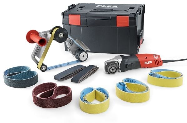 Flex BRE 14-3 125 Set, Rystepudser, Sort, Rød, 1000 rpm, 3500 rpm, 1,9 cm, Vekselstrøm