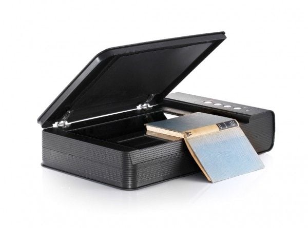 Plustek OpticBook 4800 - tasoskanneri - CCD - A4/Letter - 1200 dpi - jopa 2500 skannausta päivässä - USB 2.0