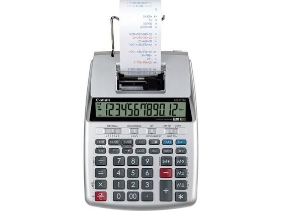 Canon P23-DTSC II - Utskriftskalkulator - LCD - 12 sifre - batteri - sølvmetallfarge