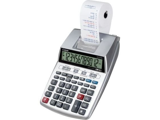 Canon P23-DTSC II - Utskriftskalkulator - LCD - 12 sifre - batteri - sølvmetallfarge
