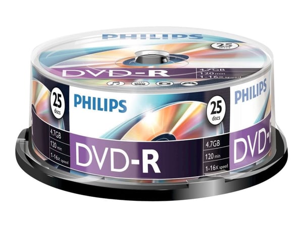 Philips DVD-R DM4S6B25F/00, DVD-R, 4,7 GB