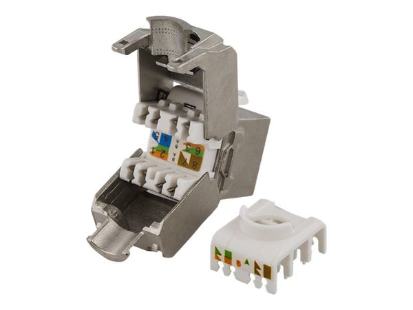 DELTACO MD-112 - Modulinnlegg - CAT 6a - FTP - RJ-45