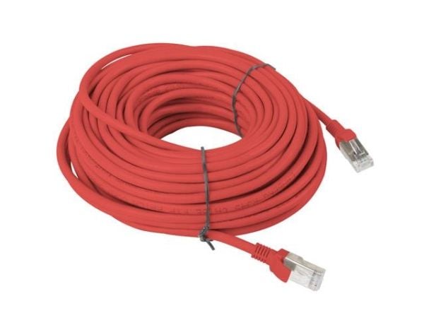 Lanberg Patchcord, Cat6, suojaamaton, 20m, punainen (PCU6-10CC-2000-R)