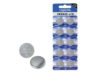 LogiLink Ultra Power - Batteri 10 x CR2032 - Li/MnO2