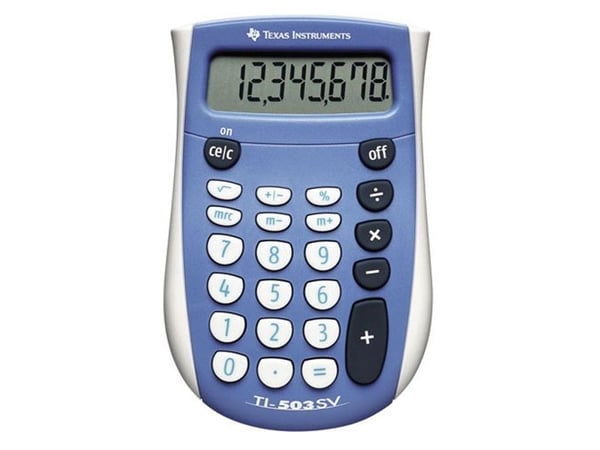 Texas Instruments TI-503 SV - Laskin - 8-numeroinen - paristo