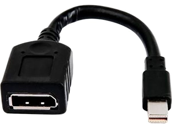HP - DisplayPort-adapter - Mini DisplayPort (hann) til DisplayPort (hunn) - for Elite 800 G9; Workstation Z2 G8, Z2 G9, Z4 G5, Z6 G5; ZBook Fury 15...