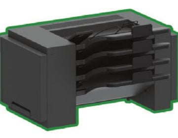 Lexmark 4-Bin Mailbox - Skriverpostkasse - 100 ark inn 4 skuff(er) - for Lexmark B2865, MS725, MS821, MS822, MS823, MS825, MS826, MX822, MX826, XM7...