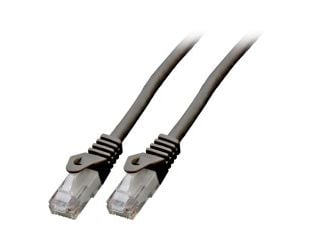 EFB Elektronik K8104SW.15, 15 m, Cat6, U/UTP (UTP), RJ-45, RJ-45, Sort