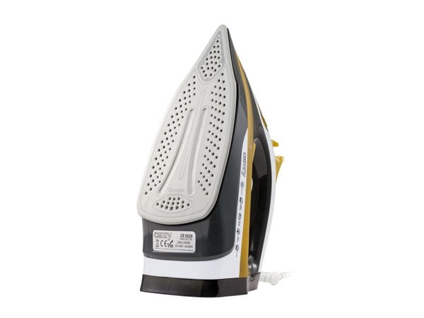 Camry Premium CR 5029, Ångstrykjärn, Svart, Gul, 2400 W, 220-240 V, 50 - 60 hz, 320 mm