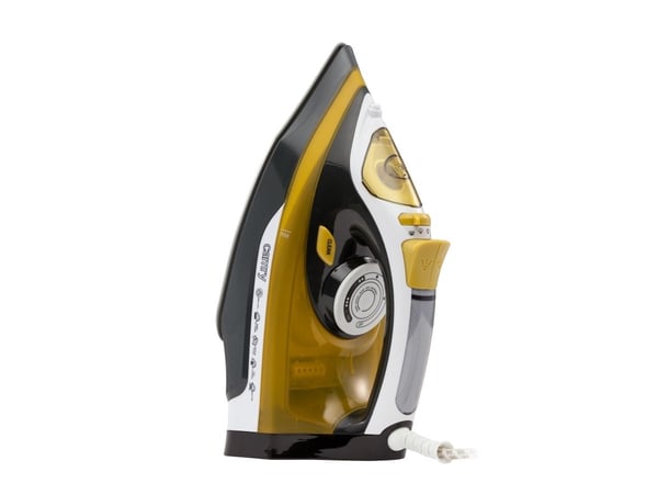 Camry Premium CR 5029, Ångstrykjärn, Svart, Gul, 2400 W, 220-240 V, 50 - 60 hz, 320 mm