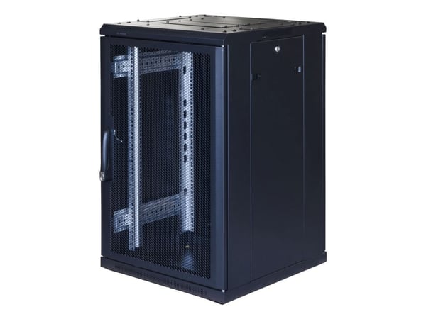 TOTEN G3 - Rack - svart, RAL 9004 - 18U - 19"