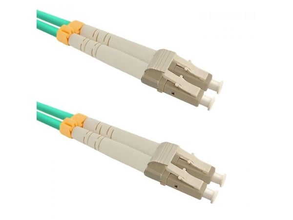Qoltec - Koblingskabel - LC/UPC-multimodus (hann) til LC/UPC-multimodus (hann) - 3 m - fiberoptisk - dupleks - 50 / 125 mikroner - OM3 - halogenfri...