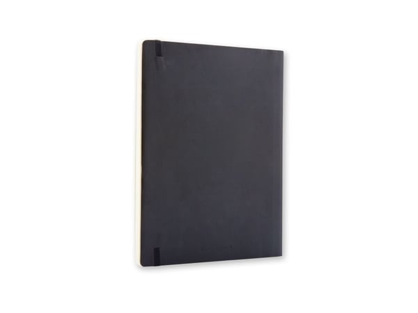 Moleskine Classic Notebook XL, ulinjeret, soft cover sort