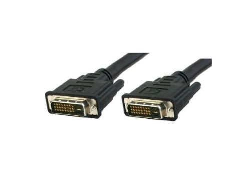Techly 10m DVI-D DL/DVI-D DL, 10 m, DVI-D, DVI-D, Hankjønn, Hankjønn, Sort