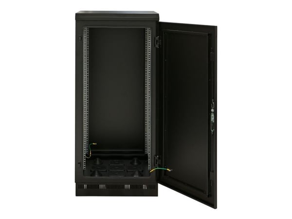 EFB Elektronik 691742IP55.TS, Frittstående hylle, 42U, 1000 kg, Nøkkellås, Svart
