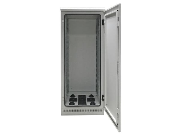EFB Elektronik 692524IP55.GR, Frittstående hylle, 24U, 1000 kg, Grå