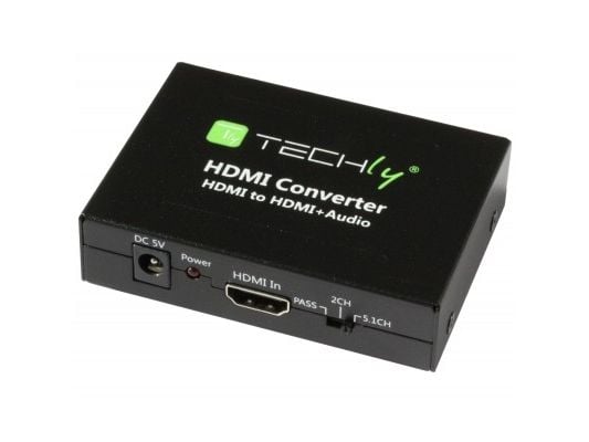 Techly IDATA HDMI-EA, 5 V, 77 mm, 64 mm, 23 mm, 351 g