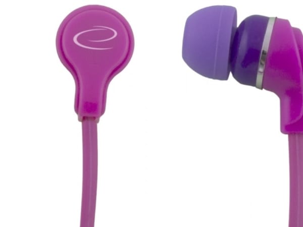 Esperanza EH147P NEON - Ørepropper - i øret - kablet - 3,5 mm jakk - rosa