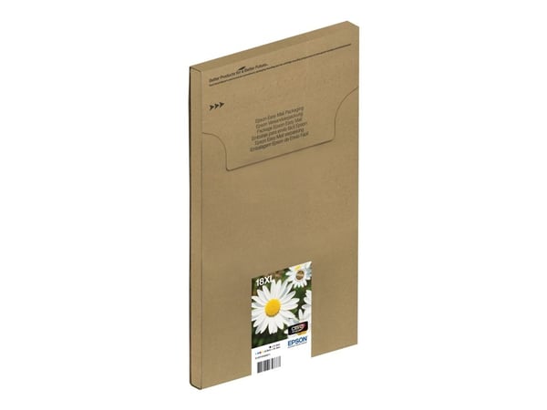 Epson Daisy Multipack 4-colours 18XL EasyMail, Korkea (XL) värintuotto, Musta, Syaani, Magenta, Keltainen, 11,5 ml, 6,6 ml, 1 kpl, Monipakkaus