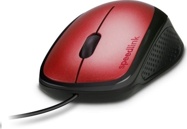 SPEEDLINK KAPPA Mouse - Mus - høyrehendt - optisk - 3 knapper - kablet - USB - rød