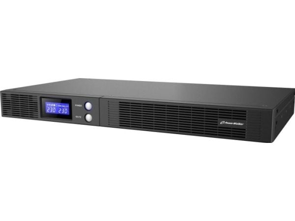 PowerWalker VI 500 R1U - UPS (kan monteres i rack) - AC 165-290 V - 300 watt - 500 VA - 7 Ah - RS-232, USB - utgangskontakter: 4 - 1U - 19"