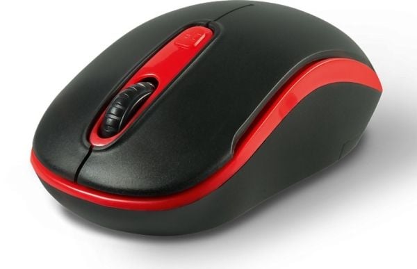 SPEEDLINK Ceptica, Molempikätinen, Optinen, Langaton RF, 1600 DPI, Musta, Punainen