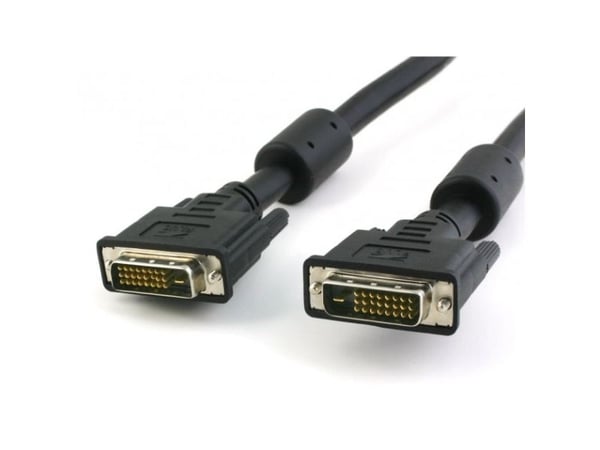 Techly 5m DVI-D, 5 m, DVI-D, DVI-D, urosliitin, urosliitin, musta
