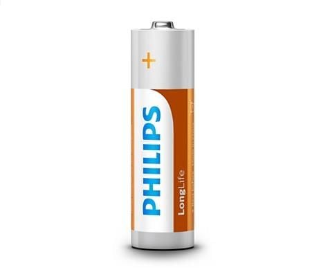 Philips LongLife R6L4B - Batteri 4 x AA-typ - Kolzink