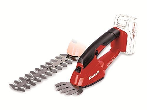 Einhell Expert GE-CG 18 Li Solo - Tijera de césped inalámbrica (10 cm, 20 cm), color rojo - SOLO