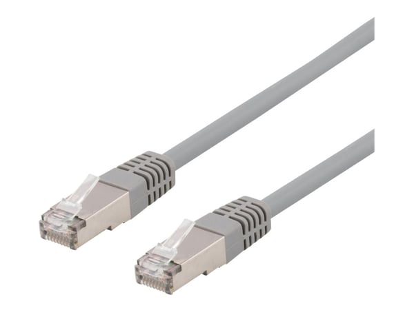 DELTACO STP-611AU - Koblingskabel - RJ-45 (hann) til RJ-45 (hann) - 1.5 m - foliebelagt uskjermet tvinnet kabelpar (F/UTP) - CAT 6a - halogenfri, f...