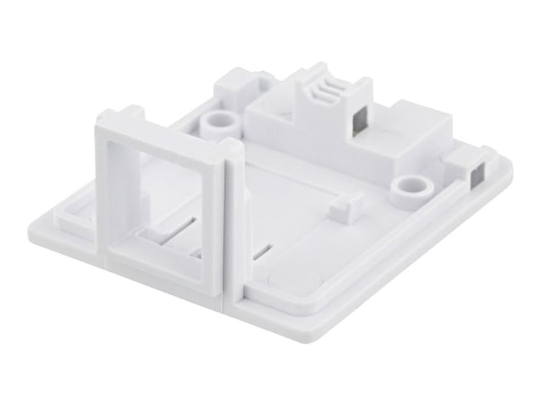 DELTACO VR-222 - Overflatemonteringsboks for nettverk - hvit - 1 port