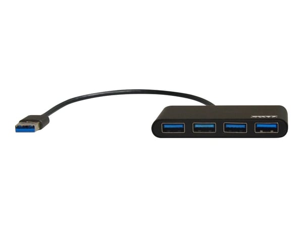 PORT Connect - Hub - 4 x SuperSpeed USB 3.0 - stasjonær