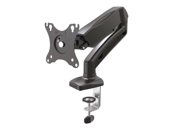 DELTACO ARM-534 - Monteringssett - for LCD-skjerm - svart - skjermstørrelse: 13"-27" - skrivebordsmonterbar