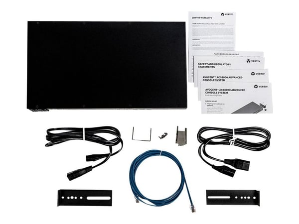 Avocent ACS Advanced Console Server ACS8016DAC-400 - Konsolserver - 16 portar - 1GbE, RS-232 - 1U
