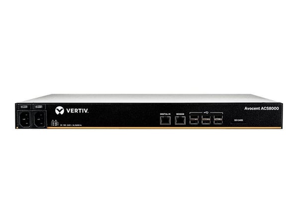 Avocent ACS Advanced Console Server ACS8016DAC-400 - Konsolserver - 16 portar - 1GbE, RS-232 - 1U