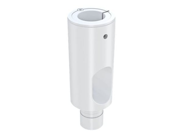 Multibrackets M - Monteringskomponent (rörförlängning) - aluminium/plast - vit - arm, monterbar
