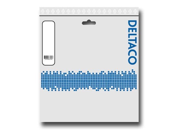 DELTACO - Koblingskabel - RJ-45 (hann) til RJ-45 (hann) - 1 m - UTP - CAT 6 - oransje