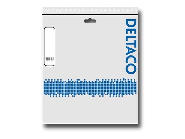 DELTACO - Koblingskabel - RJ-45 (hann) til RJ-45 (hann) - UTP - CAT 6a - halogenfri, formstøpt - grå