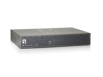 LevelOne FEP-0812 - Switch - ikke-styrt - 4 x 10/100 (PoE) + 4 x 10/100 - stasjonær, rackmonterbar - PoE