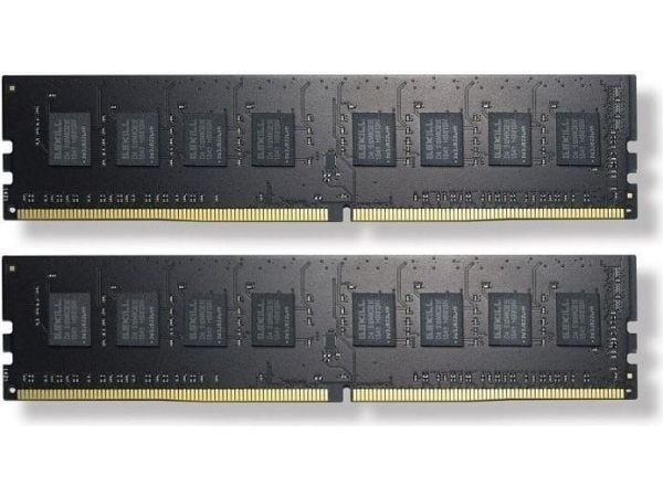 G.Skill Value Series - DDR4 - sett - 16 GB: 2 x 8 GB - DIMM 288-pin - 2666 MHz / PC4-21300 - CL19 - 1.2 V - ikke-bufret - ikke-ECC