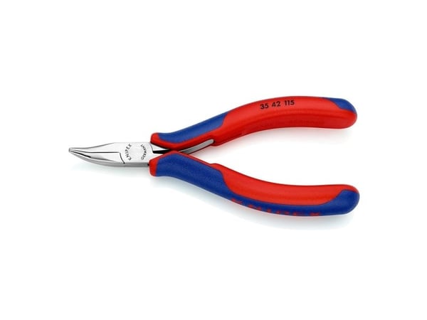 Knipex 35 42 115, Nåltänger, 1,5 mm, 2,25 cm, Stål, Blå, Röd, 115 mm