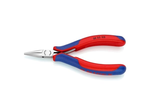 Knipex 35 22 115, Spisstang, 1,5 mm, 2,25 cm, Stål, Blå, Rød, 115 mm