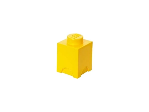 Lego varastointitiili 1 żółty
