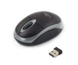 Titanum VULTURE - Mus - optisk - 3 knapper - trådløs - 2.4 GHz - USB trådløs mottaker - grå